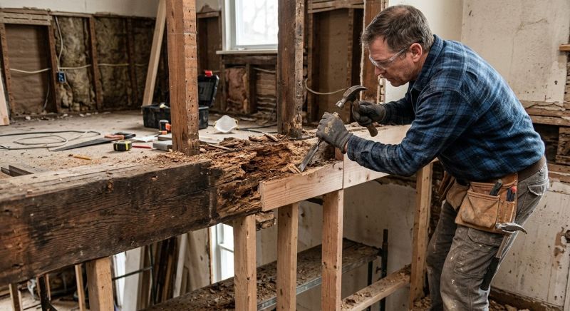 Rotten Wood Repair in Overland Park, KS