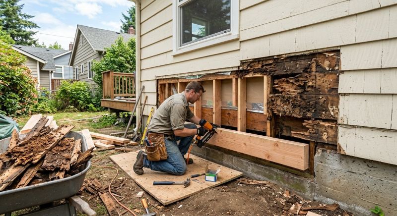 Structural Rot Repair in Littleton, CO