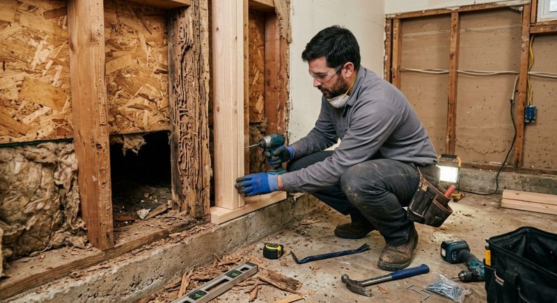 Termite Damage Restoration in Kansas City, MO