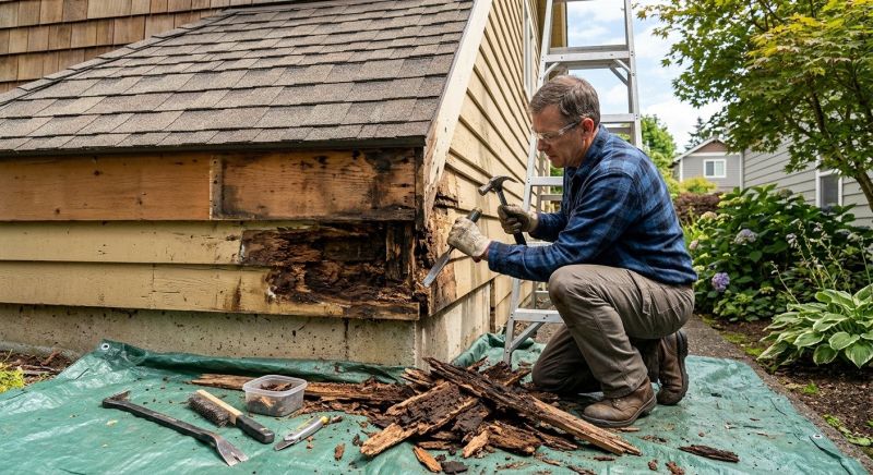 Wood Rot Removal in Overland Park, KS