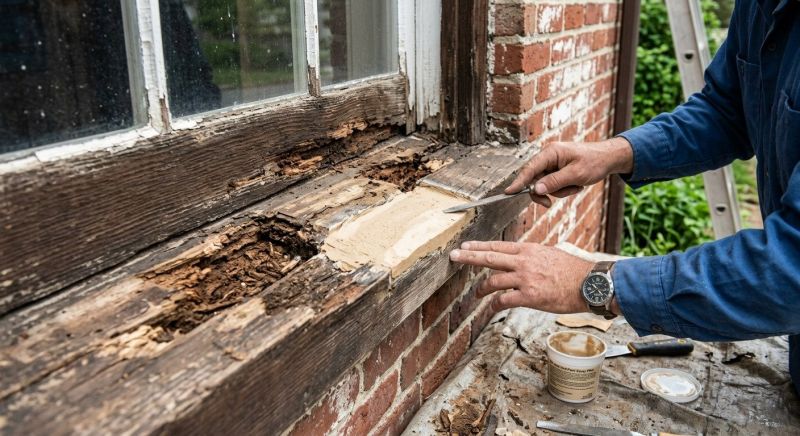 Rotten Wood Repair in Littleton, CO